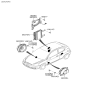 Diagram for Hyundai Accent Car Speakers - 96330-1E110