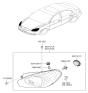 Diagram for 2011 Hyundai Accent Headlight - 92101-1E011