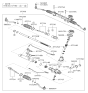Diagram for 2005 Hyundai Accent Rack And Pinion - 57700-1E000