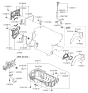 Diagram for Hyundai Dipstick Tube - 26612-26011