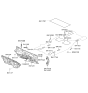 Diagram for Hyundai Accent Dash Panels - 84120-1E000