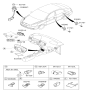Diagram for 2009 Hyundai Accent Dimmer Switch - 94950-1E050-QS