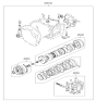 Diagram for Hyundai Automatic Transmission Overhaul Kit - 45010-22C00