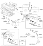 Diagram for Hyundai Coolant Pipe Seal - 25623-38400