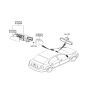 Diagram for 2011 Hyundai Accent Car Mirror - 87611-1E000