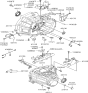 Diagram for Hyundai Accent Motor And Transmission Mount - 43120-23010