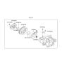 Diagram for 2011 Hyundai Elantra A/C Clutch - 97644-2K000