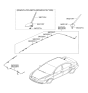 Diagram for 2009 Hyundai Accent Antenna - 96250-1E000