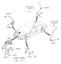 Diagram for 2009 Hyundai Accent ABS Sensor - 95671-1E100