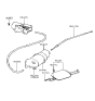 Diagram for 2000 Hyundai Elantra Cruise Control Module - 96410-29800