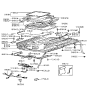 Diagram for 1997 Hyundai Elantra Sunroof - 81610-29000