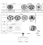 Diagram for Hyundai Elantra Wheel Cover - 52960-29670