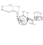 Diagram for 2000 Hyundai Elantra Brake Booster Vacuum Hose - 59130-29022