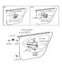 Diagram for 1996 Hyundai Elantra Weather Strip - 83241-29000