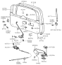 Diagram for Hyundai Elantra Tailgate Lock - 81230-29210