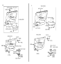 Diagram for 1996 Hyundai Elantra Weather Strip - 82241-29000