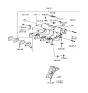 Diagram for 1996 Hyundai Elantra Intake Manifold - 28310-23004