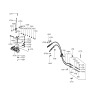 Diagram for 1996 Hyundai Elantra Shift Cable - 43794-29010