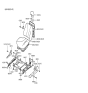 Diagram for 1996 Hyundai Elantra Seat Cushion - 88295-29400-EFN