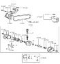 Diagram for 1995 Hyundai Elantra Drive Belt - 57231-29000