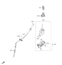 Diagram for Hyundai Kona N Shift Cable - 46790-I3100