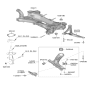 Diagram for Hyundai Kona N Control Arm - 54501-I3000