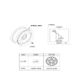 Diagram for Hyundai Kona N Wheel Cover - 52960-I3000
