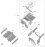 Diagram for Hyundai Kona N Floor Pan - 65100-I3000