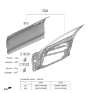 Diagram for 2024 Hyundai Genesis G70 Door Hinge - 79320-F6000