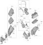 Diagram for 2024 Hyundai Genesis G70 Hose Clamp - 14716-08700