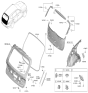Diagram for 2026 Hyundai Genesis GV60 Door Lock Switch - 81880-T6100-NNB