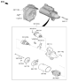 Diagram for Hyundai Genesis G70 Starter Drive Gear - 36140-2GGA0
