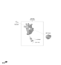 Diagram for 2024 Hyundai Genesis GV80 Wheel Hub - 52730-T6000
