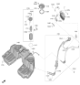 Diagram for 2024 Hyundai Genesis GV80 Vapor Canister - 31420-T6800