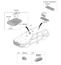 Diagram for 2024 Hyundai Genesis GV70 Dome Light - 92870-T1000-VDS