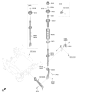 Diagram for Hyundai Genesis GV80 Shock Absorber - 54606-T6270