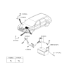 Diagram for 2012 Hyundai Santa Fe Battery Cable - 91851-0W001