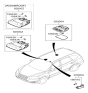 Diagram for Hyundai Santa Fe Dome Light - 92800-0W700-SH
