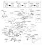 Diagram for Hyundai Cigarette Lighter - 95120-2B000