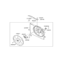 Diagram for 2012 Hyundai Santa Fe Cooling Fan Assembly - 25380-1U201