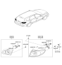Diagram for Hyundai Santa Fe Light Socket - 92480-0W500