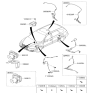 Diagram for Hyundai Santa Fe Yaw Sensor - 95690-2B100