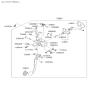 Diagram for 2011 Hyundai Santa Fe Clutch Master Cylinder - 41605-2P200