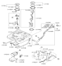 Diagram for Hyundai Santa Fe Crankcase Breather Hose - 31456-1U000