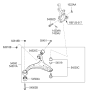 Diagram for Hyundai Santa Fe Ball Joint - 54530-2B000