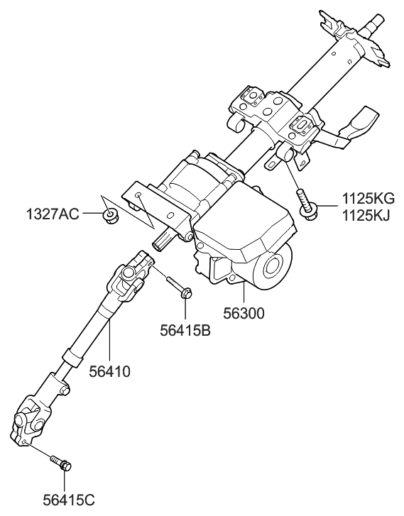 2010 Hyundai Elantra Steering Column & Shaft Hyundai Parts Deal