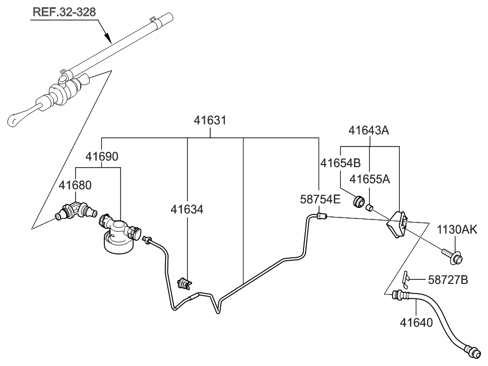 416903X100 Genuine Hyundai REGULATOR ASSEMBLYCLUTCH