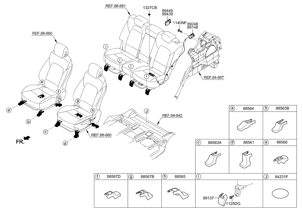 2016 Hyundai Santa Fe Sport HardwareSeat Hyundai Parts Deal