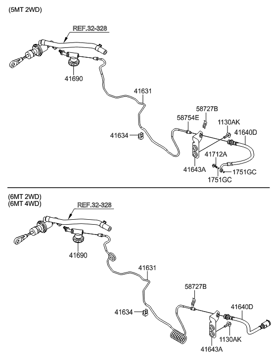 2011 Hyundai Tucson Clutch Master Cylinder Hyundai Parts Deal
