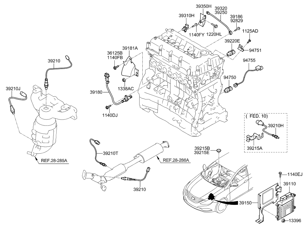 [DIAGRAM] 2002 Sonata Engine Sensor Diagram